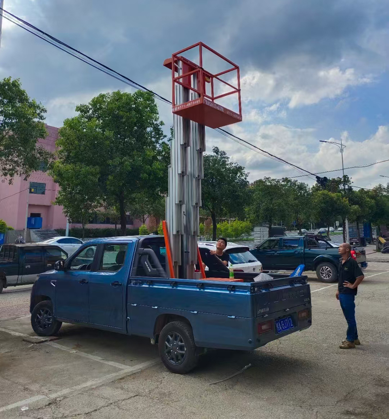 巴中车载铝合金式高空作业车
